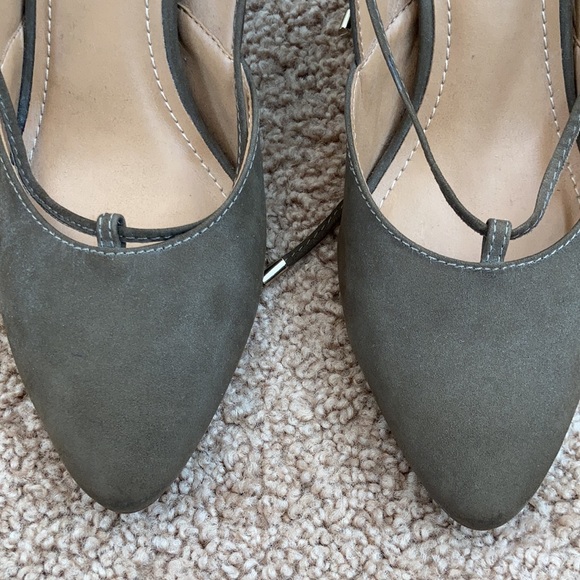 NWOT Anthropologie Olive lace up heel - Picture 6 of 7
